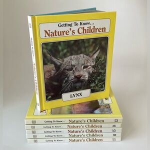 🍎 Vol. 12-17 Getting to Know... Nature's Children Set of 6 Hardcover Books 1985